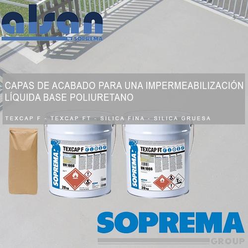 Capas de Acabado para una impermabilización líquida base poliuretano